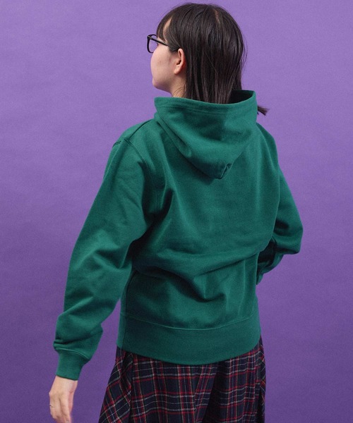 I am I in fact...（アイアムアイインファクト）の「SUPER IDOL HOODIE（パーカー・レディース・グリーン/ダークブラウン・FREE）」の8枚目の写真