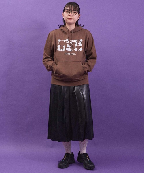 I am I in fact...（アイアムアイインファクト）の「SUPER IDOL HOODIE（パーカー・レディース・グリーン/ダークブラウン・FREE）」の21枚目の写真