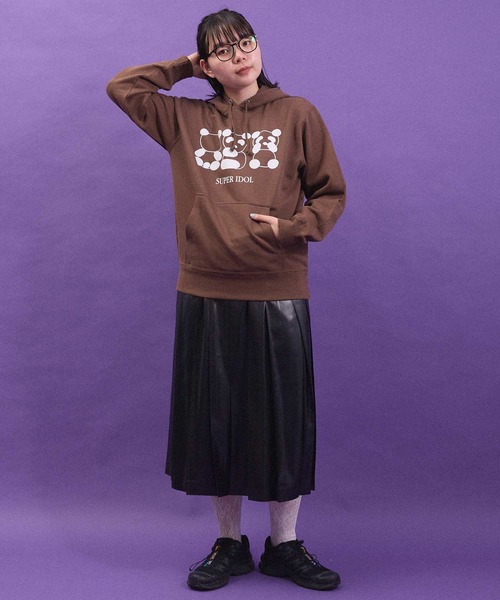 I am I in fact...（アイアムアイインファクト）の「SUPER IDOL HOODIE（パーカー・レディース・グリーン/ダークブラウン・FREE）」の22枚目の写真