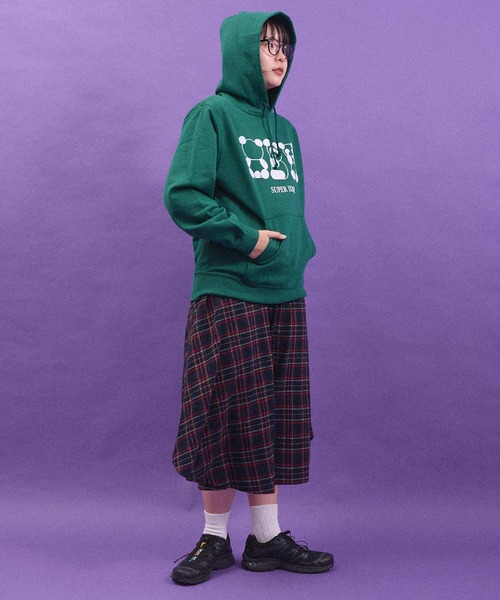 I am I in fact...（アイアムアイインファクト）の「SUPER IDOL HOODIE（パーカー・レディース・グリーン/ダークブラウン・FREE）」の17枚目の写真