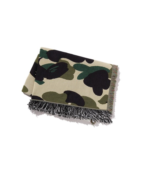 A BATHING APE カモフラージュブランケット 1ST CAMO JACQUARD BLANKET（ブランケット）｜A BATHING APE（ア