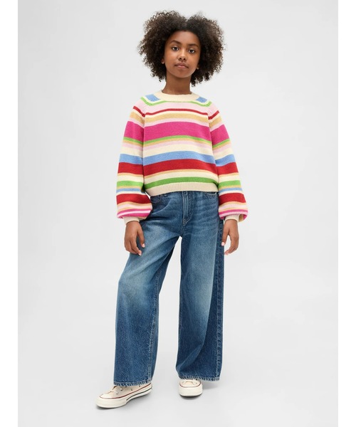GAP（ギャップ）の「リラックスフィット クルーネックセーター (キッズ)（ニット/セーター・キッズ・マルチ・110cm/120cm/130cm/140cm/150cm/160cm）」の2枚目の写真