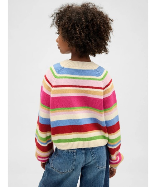 GAP（ギャップ）の「リラックスフィット クルーネックセーター (キッズ)（ニット/セーター・キッズ・マルチ・110cm/120cm/130cm/140cm/150cm/160cm）」の3枚目の写真