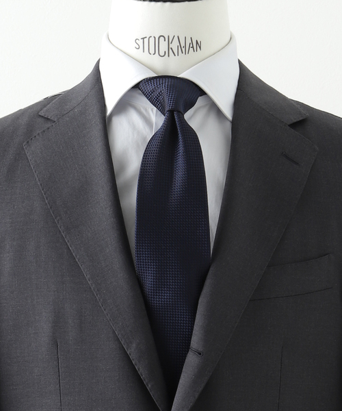 EDIFICE（エディフィス）の「PB バスケットシャンブレータイ（ネクタイ・メンズ・ネイビー/ブラウン/グリーン・FREE）」の3枚目の写真