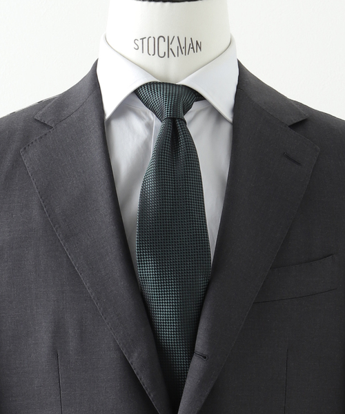 EDIFICE（エディフィス）の「PB バスケットシャンブレータイ（ネクタイ・メンズ・ネイビー/ブラウン/グリーン・FREE）」の2枚目の写真