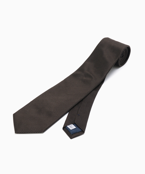 EDIFICE（エディフィス）の「PB バスケットシャンブレータイ（ネクタイ・メンズ・ネイビー/ブラウン/グリーン・FREE）」の8枚目の写真