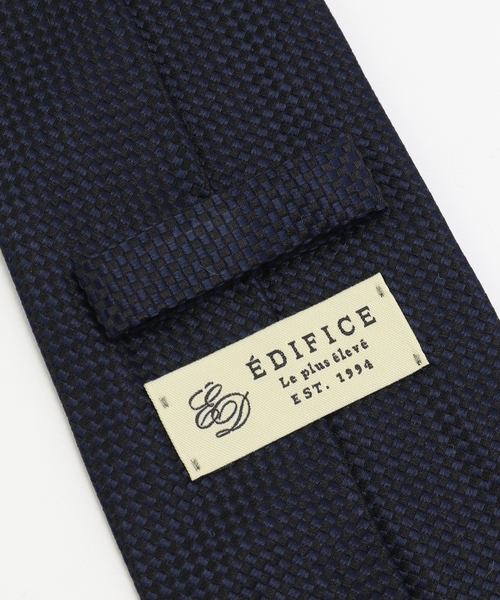 EDIFICE（エディフィス）の「PB バスケットシャンブレータイ（ネクタイ・メンズ・ネイビー/ブラウン/グリーン・FREE）」の10枚目の写真