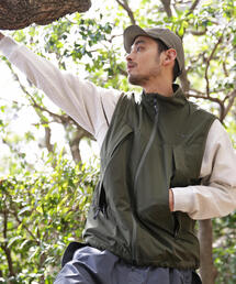 MANASTASH（マナスタッシュ）の「MANASTASH/マナスタッシュ/GRID FLEECE REVERSIBLE VEST（ベスト）」
