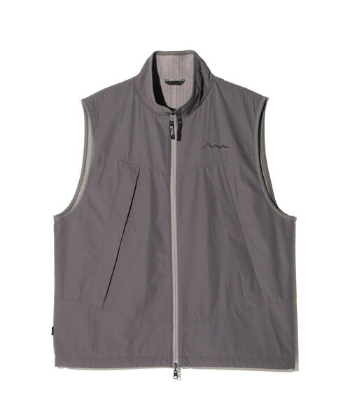 MANASTASH(マナスタッシュ)の「MANASTASH/マナスタッシュ/GRID FLEECE REVERSIBLE VEST(ベスト・メンズ・グレー/ブラック/オリーブ系・L/M/XL/S)」の5枚目の写真