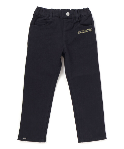 WASK（ワスク）の「ロゴ刺しゅうストレッチデニムパンツ(100~160cm)（デニムパンツ・キッズ・ネイビー/グリーン・140cm/160cm/130cm/150cm）」の14枚目の写真