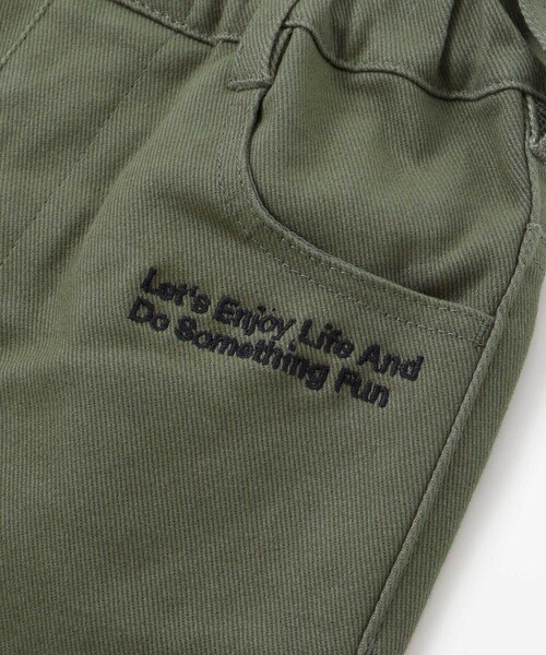 WASK（ワスク）の「ロゴ刺しゅうストレッチデニムパンツ(100~160cm)（デニムパンツ・キッズ・ネイビー/グリーン・140cm/160cm/130cm/150cm）」の7枚目の写真