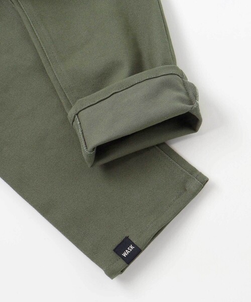 WASK（ワスク）の「ロゴ刺しゅうストレッチデニムパンツ(100~160cm)（デニムパンツ・キッズ・ネイビー/グリーン・140cm/160cm/130cm/150cm）」の9枚目の写真