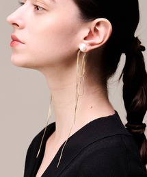 JENNE（ジェンヌ）の「2way淡水＆チェーンピアス（ピアス（両耳用））」
