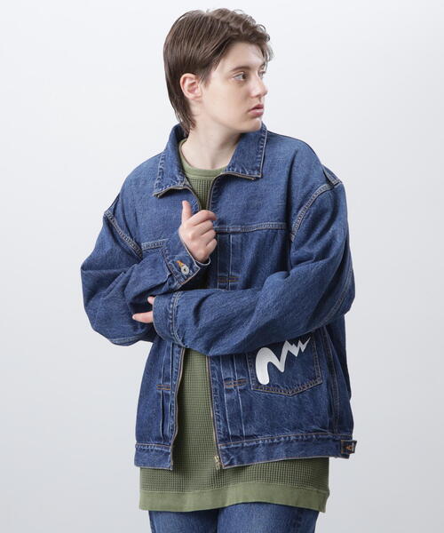 MANASTASH(マナスタッシュ)の「MANASTASH/マナスタッシュ MS DENIM ZIP JACKET/デニムジップジャケット(デニムジャケット・メンズ・その他35/ブラック系その他/その他4/ブラック・L/M/S/XL)」の4枚目の写真