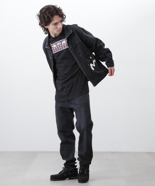 MANASTASH(マナスタッシュ)の「MANASTASH/マナスタッシュ MS DENIM ZIP JACKET/デニムジップジャケット(デニムジャケット・メンズ・その他35/ブラック系その他/その他4/ブラック・L/M/S/XL)」の9枚目の写真