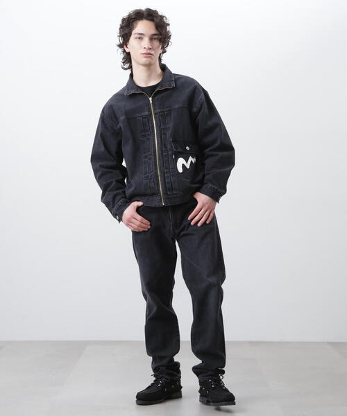 MANASTASH(マナスタッシュ)の「MANASTASH/マナスタッシュ MS DENIM ZIP JACKET/デニムジップジャケット(デニムジャケット・メンズ・その他35/ブラック系その他/その他4/ブラック・L/M/S/XL)」の10枚目の写真