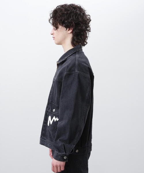 MANASTASH(マナスタッシュ)の「MANASTASH/マナスタッシュ MS DENIM ZIP JACKET/デニムジップジャケット(デニムジャケット・メンズ・その他35/ブラック系その他/その他4/ブラック・L/M/S/XL)」の12枚目の写真