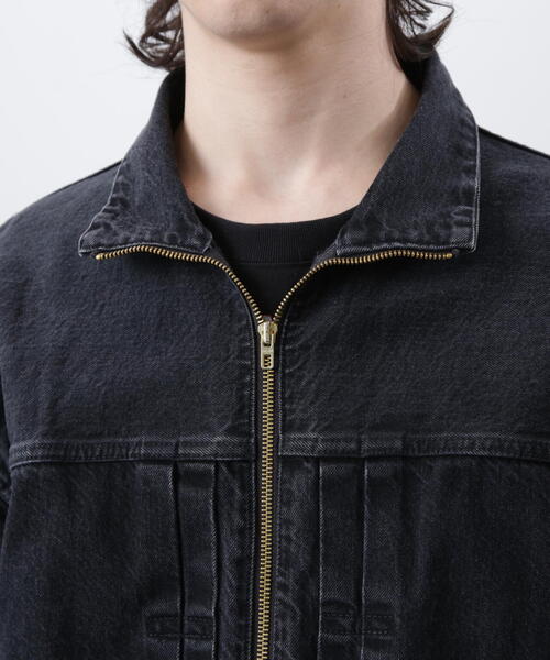 MANASTASH(マナスタッシュ)の「MANASTASH/マナスタッシュ MS DENIM ZIP JACKET/デニムジップジャケット(デニムジャケット・メンズ・その他35/ブラック系その他/その他4/ブラック・L/M/S/XL)」の14枚目の写真