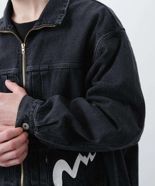 MANASTASH(マナスタッシュ)の「MANASTASH/マナスタッシュ MS DENIM ZIP JACKET/デニムジップジャケット(デニムジャケット・メンズ・その他35/ブラック系その他/その他4/ブラック・L/M/S/XL)」の15枚目の写真