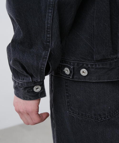 MANASTASH(マナスタッシュ)の「MANASTASH/マナスタッシュ MS DENIM ZIP JACKET/デニムジップジャケット(デニムジャケット・メンズ・その他35/ブラック系その他/その他4/ブラック・L/M/S/XL)」の17枚目の写真