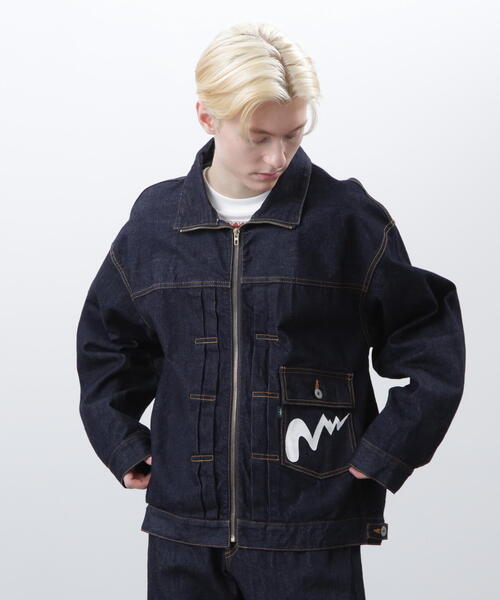 MANASTASH(マナスタッシュ)の「MANASTASH/マナスタッシュ MS DENIM ZIP JACKET/デニムジップジャケット(デニムジャケット・メンズ・その他35/ブラック系その他/その他4/ブラック・L/M/S/XL)」の19枚目の写真
