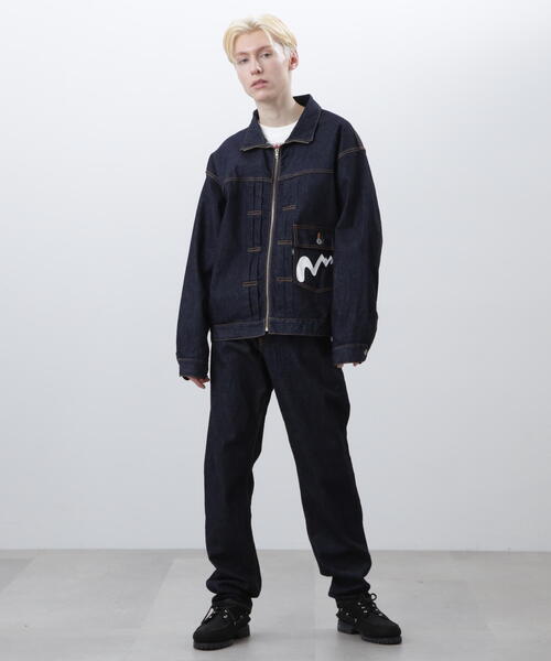 MANASTASH(マナスタッシュ)の「MANASTASH/マナスタッシュ MS DENIM ZIP JACKET/デニムジップジャケット(デニムジャケット・メンズ・その他35/ブラック系その他/その他4/ブラック・L/M/S/XL)」の21枚目の写真