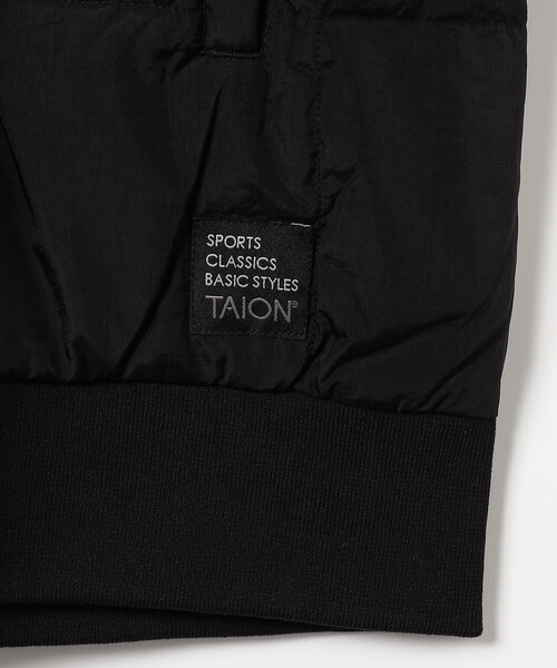 FREAK'S STORE(フリークスストア)の「限定展開 TAION/タイオン スポーツクラシック ダウンスタジアムジャンパー / TAION-111BSC(ダウンジャケット/コート・メンズ・チャコールグレー/ブラック・MEDIUM/LARGE/SMALL/X-LARGE)」の10枚目の写真