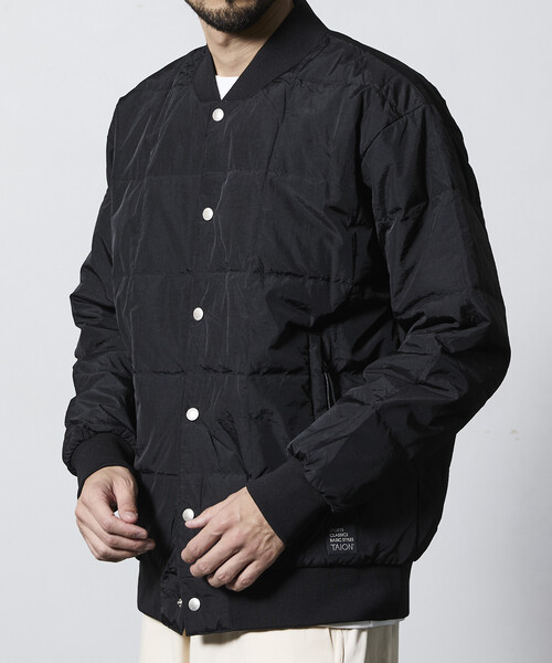 FREAK'S STORE(フリークスストア)の「限定展開 TAION/タイオン スポーツクラシック ダウンスタジアムジャンパー / TAION-111BSC(ダウンジャケット/コート・メンズ・チャコールグレー/ブラック・MEDIUM/LARGE/SMALL/X-LARGE)」の19枚目の写真