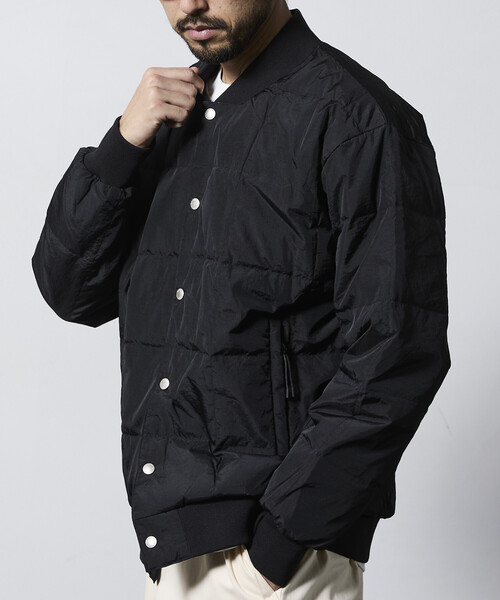 FREAK'S STORE(フリークスストア)の「限定展開 TAION/タイオン スポーツクラシック ダウンスタジアムジャンパー / TAION-111BSC(ダウンジャケット/コート・メンズ・チャコールグレー/ブラック・MEDIUM/LARGE/SMALL/X-LARGE)」の20枚目の写真