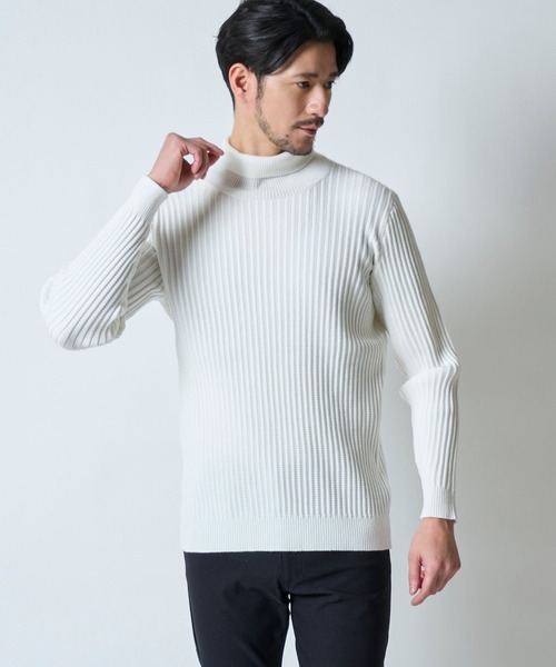 TETE HOMME（テットオム）の「グラフェンタートルネックニット（ニット/セーター・メンズ・ブラック/グレー/ターコイズブルー・MEDIUM/X-LARGE/LARGE）」の5枚目の写真