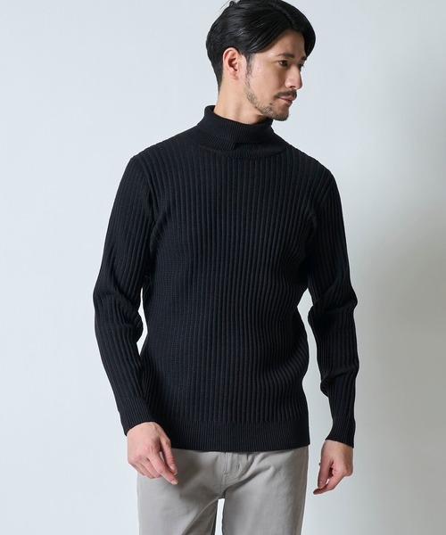 TETE HOMME（テットオム）の「グラフェンタートルネックニット（ニット/セーター・メンズ・ブラック/グレー/ターコイズブルー・MEDIUM/X-LARGE/LARGE）」の7枚目の写真