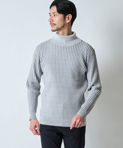 TETE HOMME（テットオム）の「グラフェンタートルネックニット（ニット/セーター・メンズ・ブラック/グレー/ターコイズブルー・MEDIUM/X-LARGE/LARGE）」の8枚目の写真