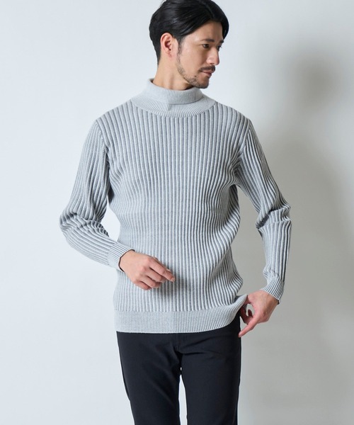 TETE HOMME（テットオム）の「グラフェンタートルネックニット（ニット/セーター・メンズ・ブラック/グレー/ターコイズブルー・MEDIUM/X-LARGE/LARGE）」の9枚目の写真