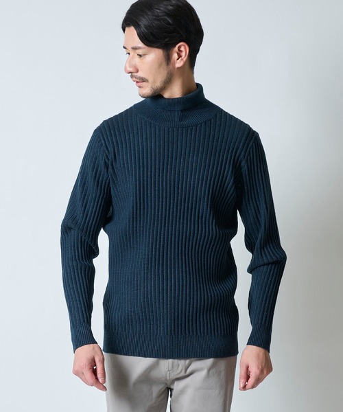 TETE HOMME（テットオム）の「グラフェンタートルネックニット（ニット/セーター・メンズ・ブラック/グレー/ターコイズブルー・MEDIUM/X-LARGE/LARGE）」の10枚目の写真