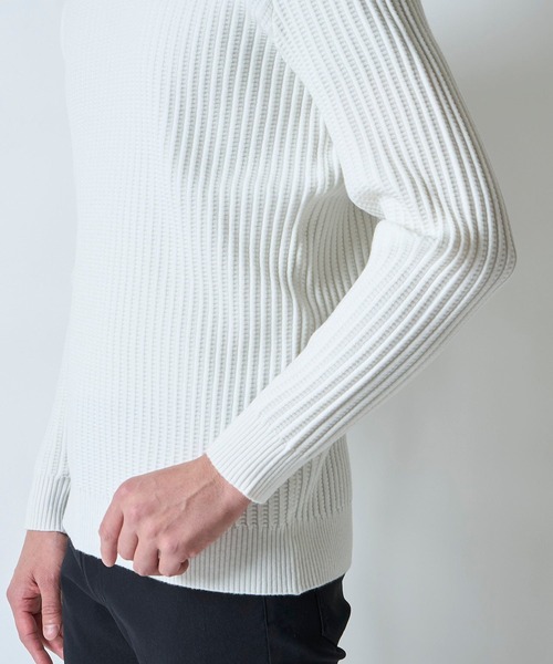 TETE HOMME（テットオム）の「グラフェンタートルネックニット（ニット/セーター・メンズ・ブラック/グレー/ターコイズブルー・MEDIUM/X-LARGE/LARGE）」の13枚目の写真