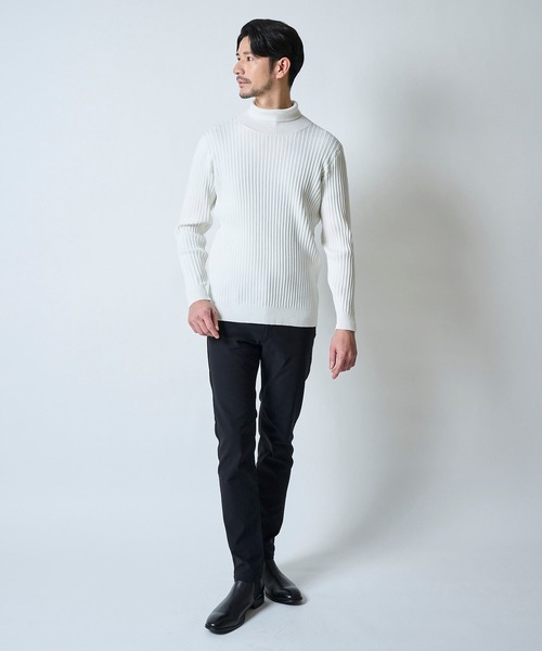 TETE HOMME（テットオム）の「グラフェンタートルネックニット（ニット/セーター・メンズ・ブラック/グレー/ターコイズブルー・MEDIUM/X-LARGE/LARGE）」の16枚目の写真