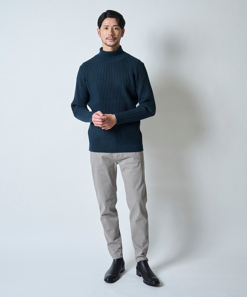 TETE HOMME（テットオム）の「グラフェンタートルネックニット（ニット/セーター・メンズ・ブラック/グレー/ターコイズブルー・MEDIUM/X-LARGE/LARGE）」の19枚目の写真