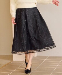 Feroux | きらめきチェックフレア スカート(スカート)