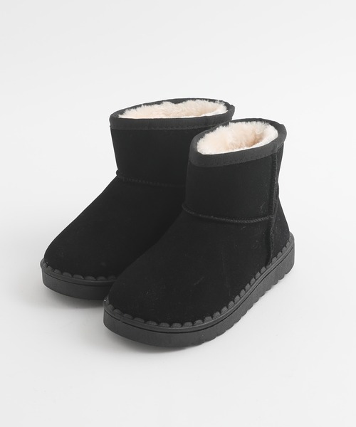 URBAN CHERRY（アーバンチェリー）の「内ボアムートンブーツ（ブーツ・キッズ・ブラウン/ブラック・18.0cm/19.0cm/20.0cm/21.0cm/22.0cm）」の2枚目の写真