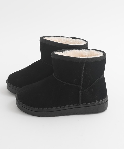 URBAN CHERRY（アーバンチェリー）の「内ボアムートンブーツ（ブーツ・キッズ・ブラウン/ブラック・18.0cm/19.0cm/20.0cm/21.0cm/22.0cm）」の12枚目の写真