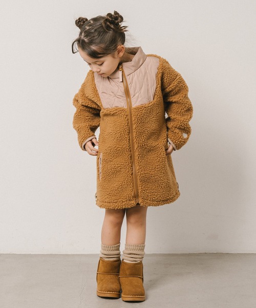 URBAN CHERRY（アーバンチェリー）の「内ボアムートンブーツ（ブーツ・キッズ・ブラウン/ブラック・18.0cm/19.0cm/20.0cm/21.0cm/22.0cm）」の7枚目の写真