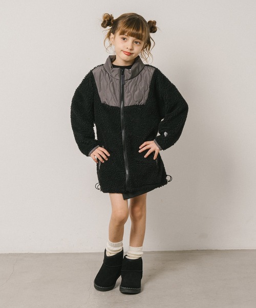 URBAN CHERRY（アーバンチェリー）の「内ボアムートンブーツ（ブーツ・キッズ・ブラウン/ブラック・18.0cm/19.0cm/20.0cm/21.0cm/22.0cm）」の8枚目の写真