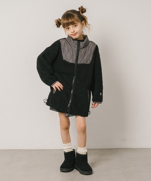 URBAN CHERRY（アーバンチェリー）の「内ボアムートンブーツ（ブーツ・キッズ・ブラウン/ブラック・18.0cm/19.0cm/20.0cm/21.0cm/22.0cm）」の9枚目の写真