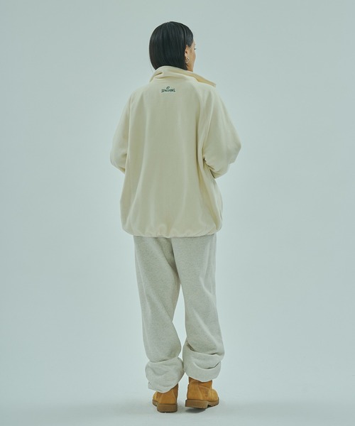 SPALDING(スポルディング)の「(SPALDING x ROSE BUD)ATHLETIC CLUB SWEAT PANTS(スウェットパンツ・レディース・グレー/オフホワイト/チャコール・ONE SIZE)」の12枚目の写真