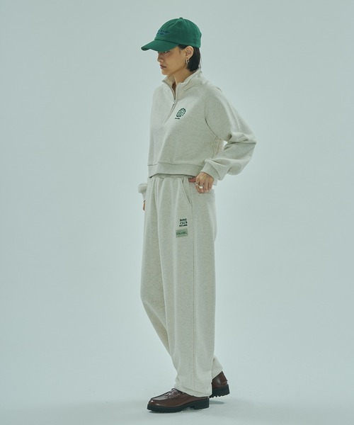 SPALDING(スポルディング)の「(SPALDING x ROSE BUD)ATHLETIC CLUB SWEAT PANTS(スウェットパンツ・レディース・グレー/オフホワイト/チャコール・ONE SIZE)」の15枚目の写真