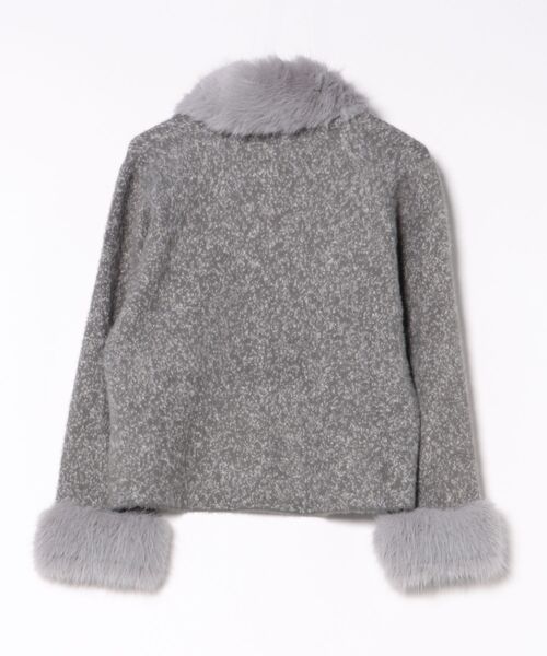 WESTSEA(ウエストシー)の「ふわふわフェイクファー ショート丈 ガーリージャケット(その他アウター・レディース・グレー/ピンク・FREE)」の14枚目の写真