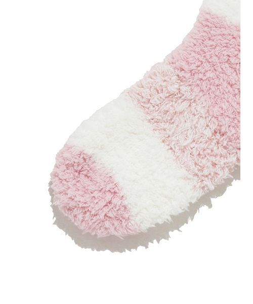 gelato pique（ジェラートピケ）の「ジェラート3ボーダーソックス（その他ルームウェア・レディース・ネイビー/ラベンダー/ピンク・F）」の6枚目の写真