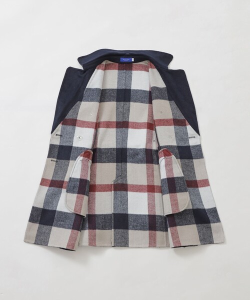 BLUE LABEL CRESTBRIDGE（ブルーレーベルクレストブリッジ）の「クレストブリッジチェックリバーポリウールジレ（ベスト・レディース・グレー系その他/ブルー系その他2/ダークネイビー・38）」の18枚目の写真