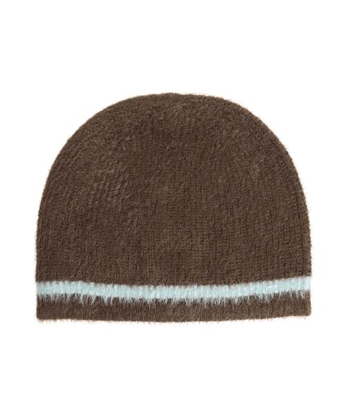 MURUA(ムルーア)の「ミニシャギービーニー(ニットキャップ/ビーニー・レディース・ブラック/ブラウン・FREE)」の9枚目の写真