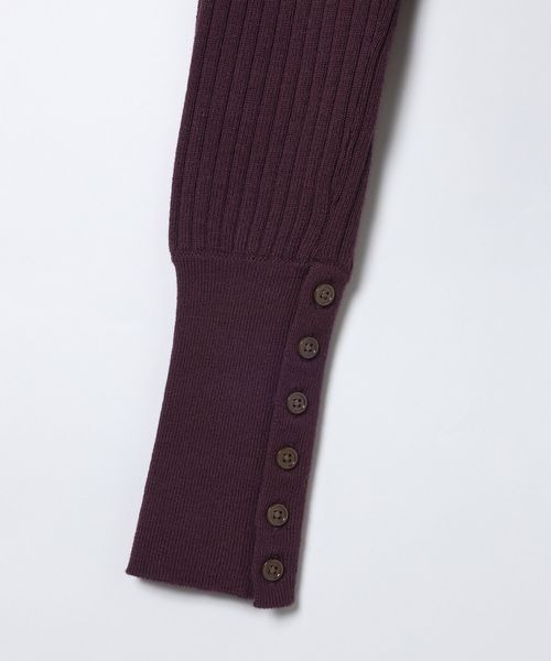 JEANASIS(ジーナシス)の「12Gバイカラーレイヤープルオーバー/617331(ニット/セーター・レディース・パープル系その他/ホワイト系その他/グレー系その他・FREE)」の7枚目の写真